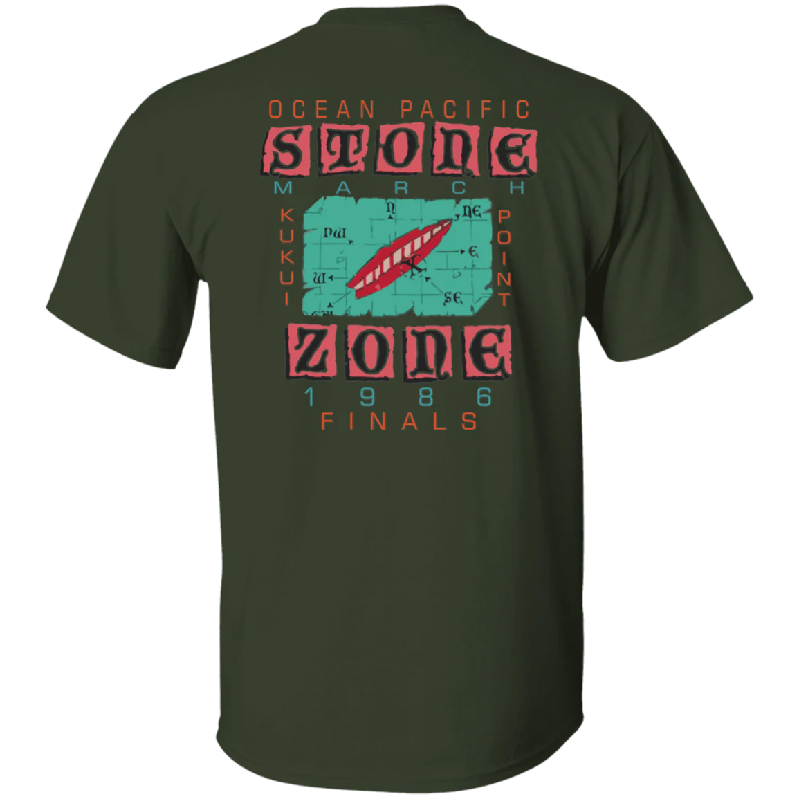 1986 Kukui Stone Zone Flip Print Short Sleeve Tee - Image 17