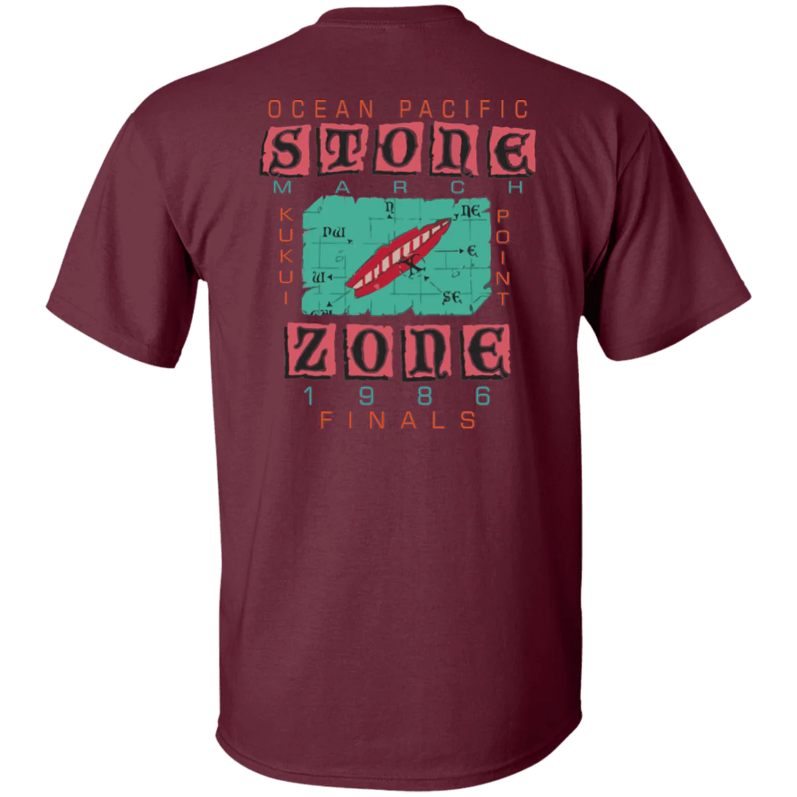 1986 Kukui Stone Zone Flip Print Short Sleeve Tee - Image 19