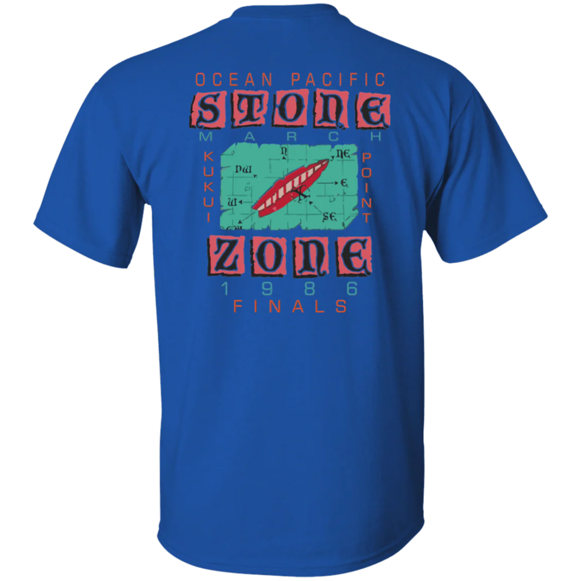 1986 Kukui Stone Zone Flip Print Short Sleeve Tee - Image 3