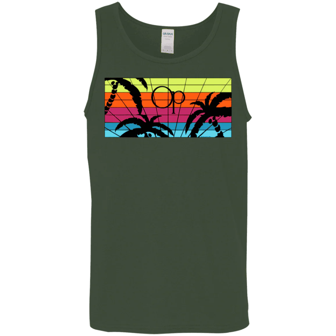 3D Palms Tank Top - Image 3