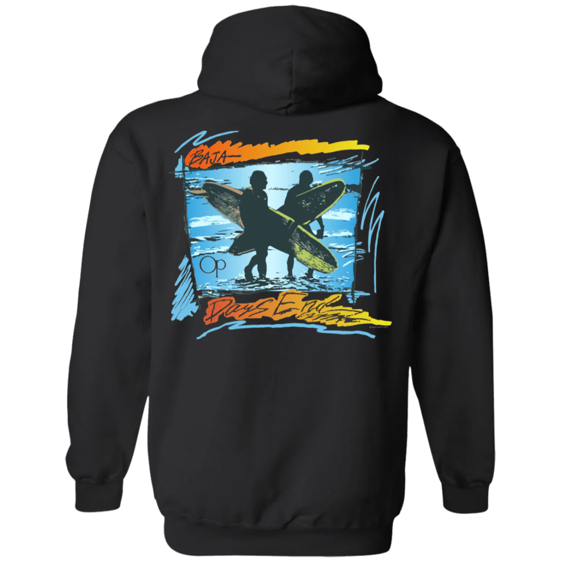 Days End Flip Print Fleece Hoodie - Image 5