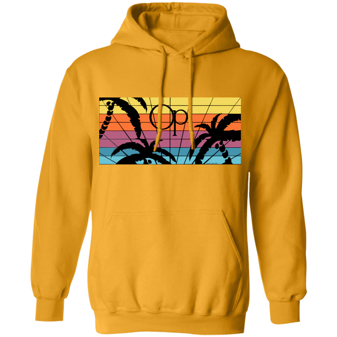 3D Palms Fleece Hoodie - Image 7