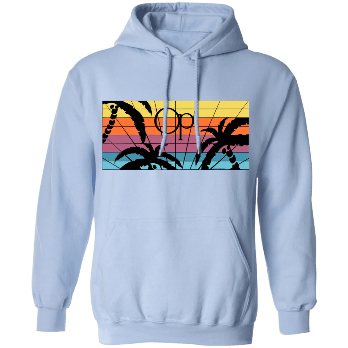 3D Palms Fleece Hoodie - Image 8