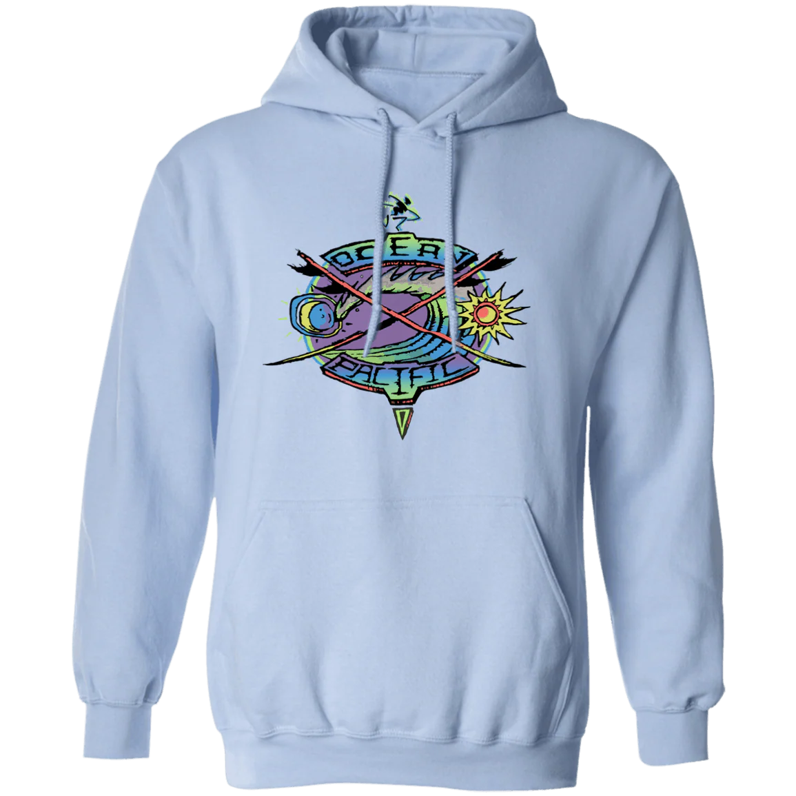 Surf Crossing Neon Fleece Hoodie - Image 4