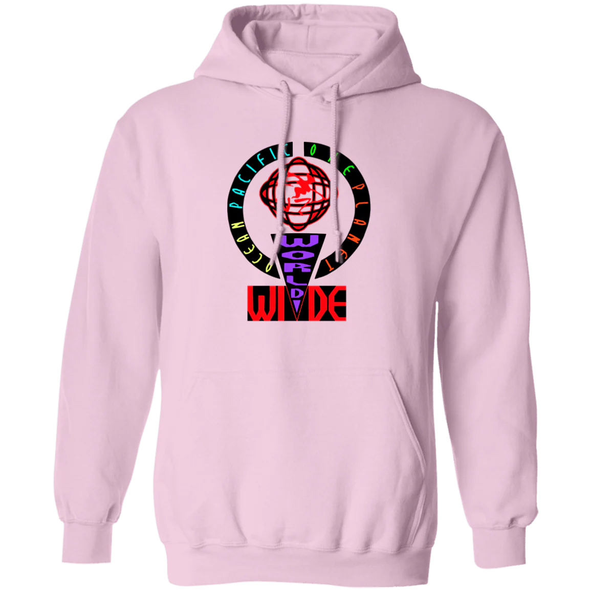 World Wide Neon Fleece Hoodie - Image 5