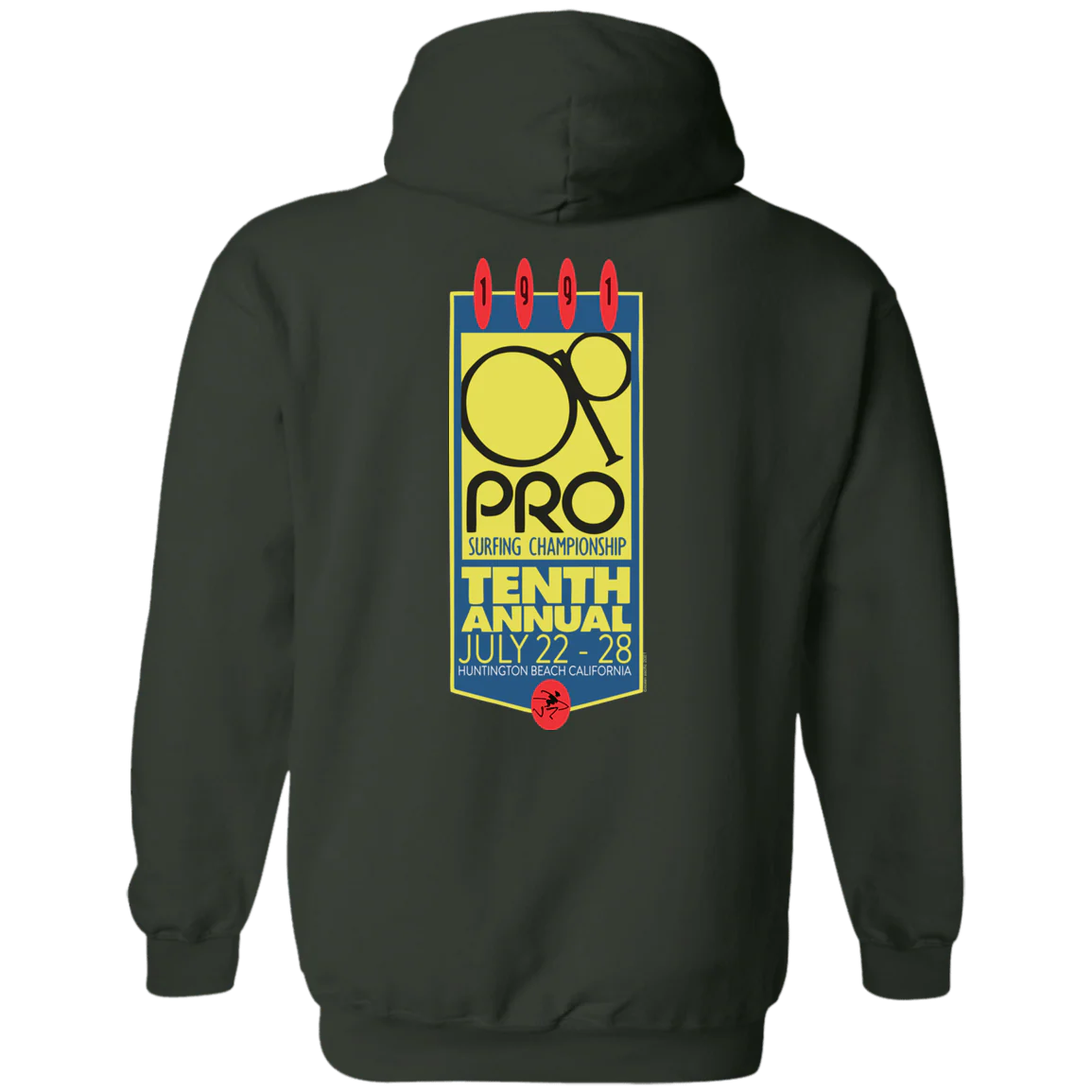 OP Pro 1991 Flip Print Fleece Hoodie - Image 9