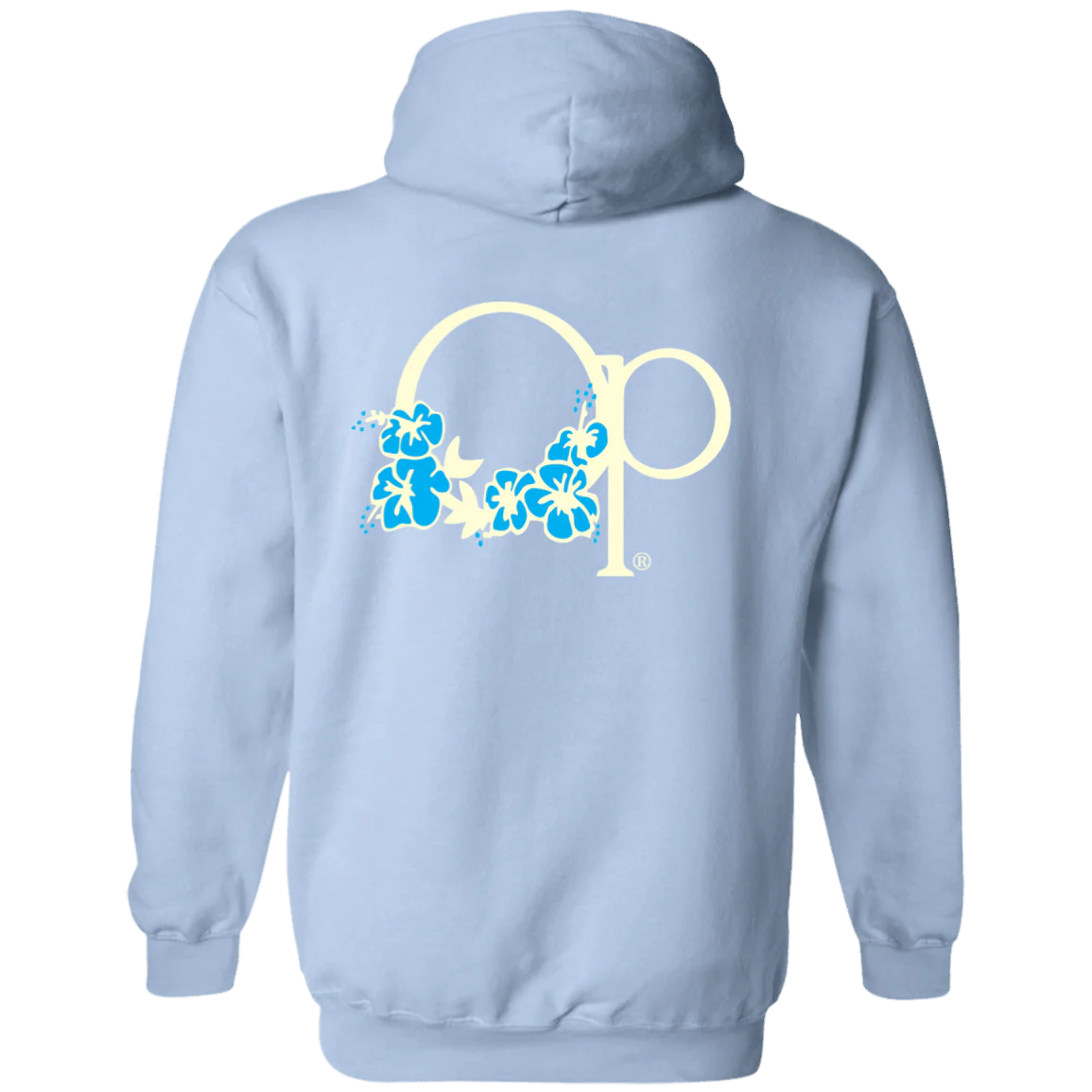 Flower Icon Flip Print Fleece Hoodie - Image 10