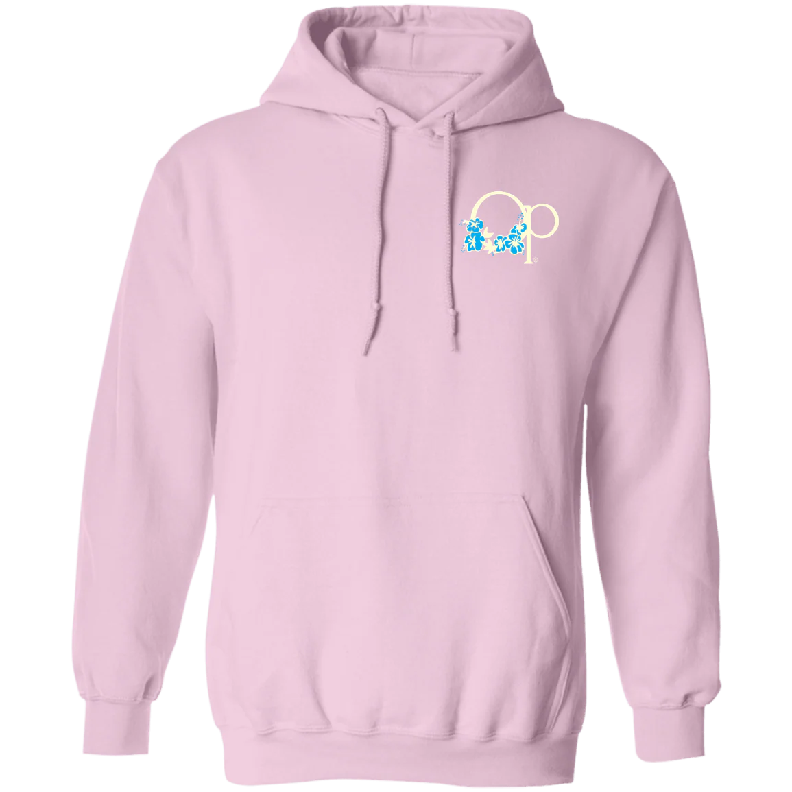 Flower Icon Flip Print Fleece Hoodie - Image 11