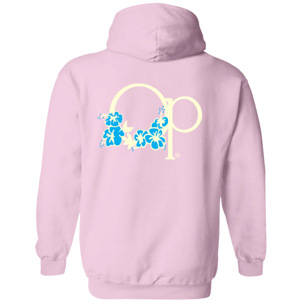Flower Icon Flip Print Fleece Hoodie - Image 12