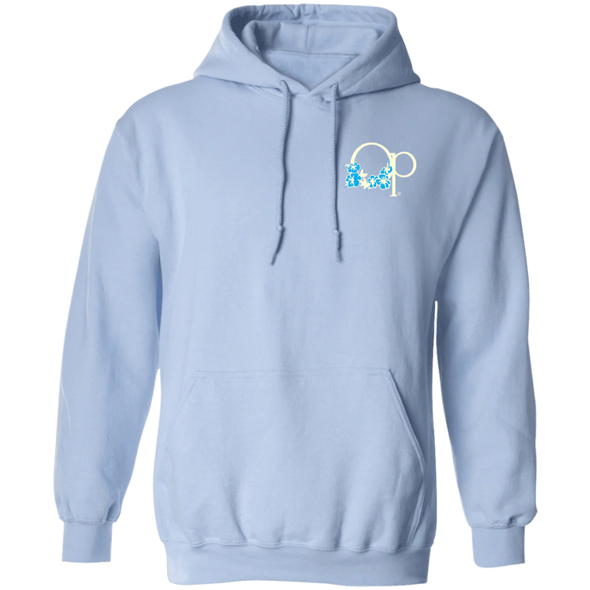 Flower Icon Flip Print Fleece Hoodie - Image 9
