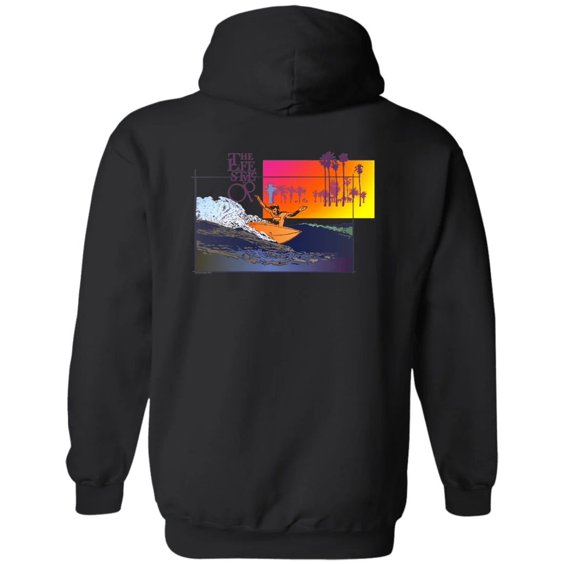 OP Lifestyle Flip Print Fleece Hoodie - Image 5
