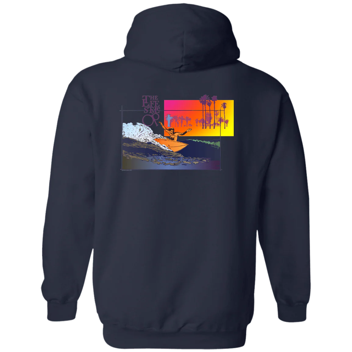OP Lifestyle Flip Print Fleece Hoodie - Image 7