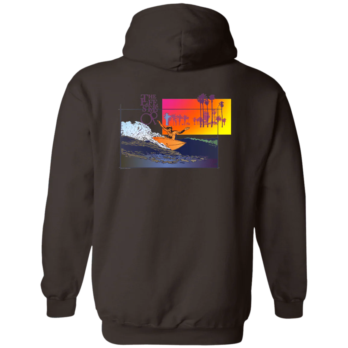 OP Lifestyle Flip Print Fleece Hoodie - Image 9