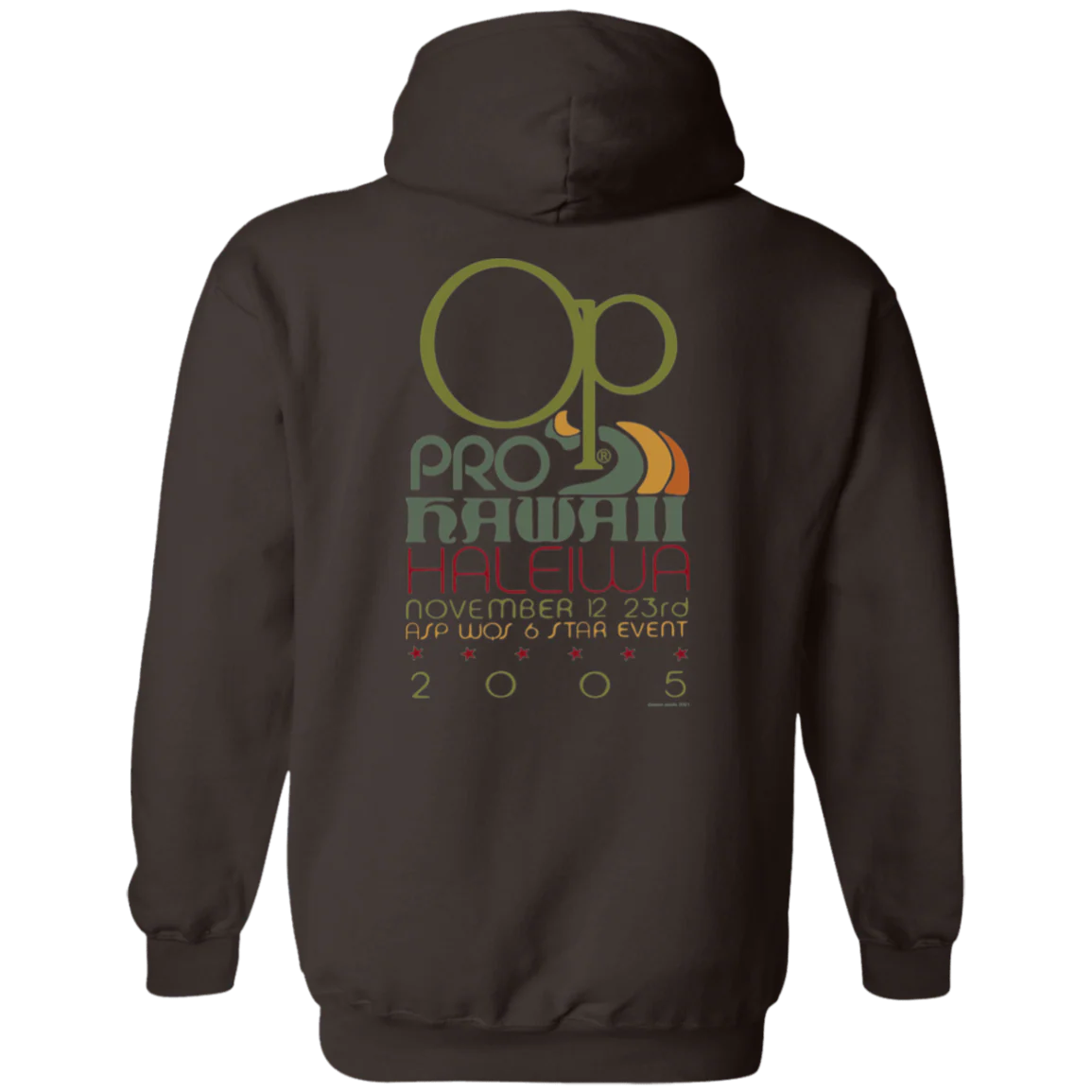 OP Pro 2005 Haleiwa Flip Print Fleece Hoodie