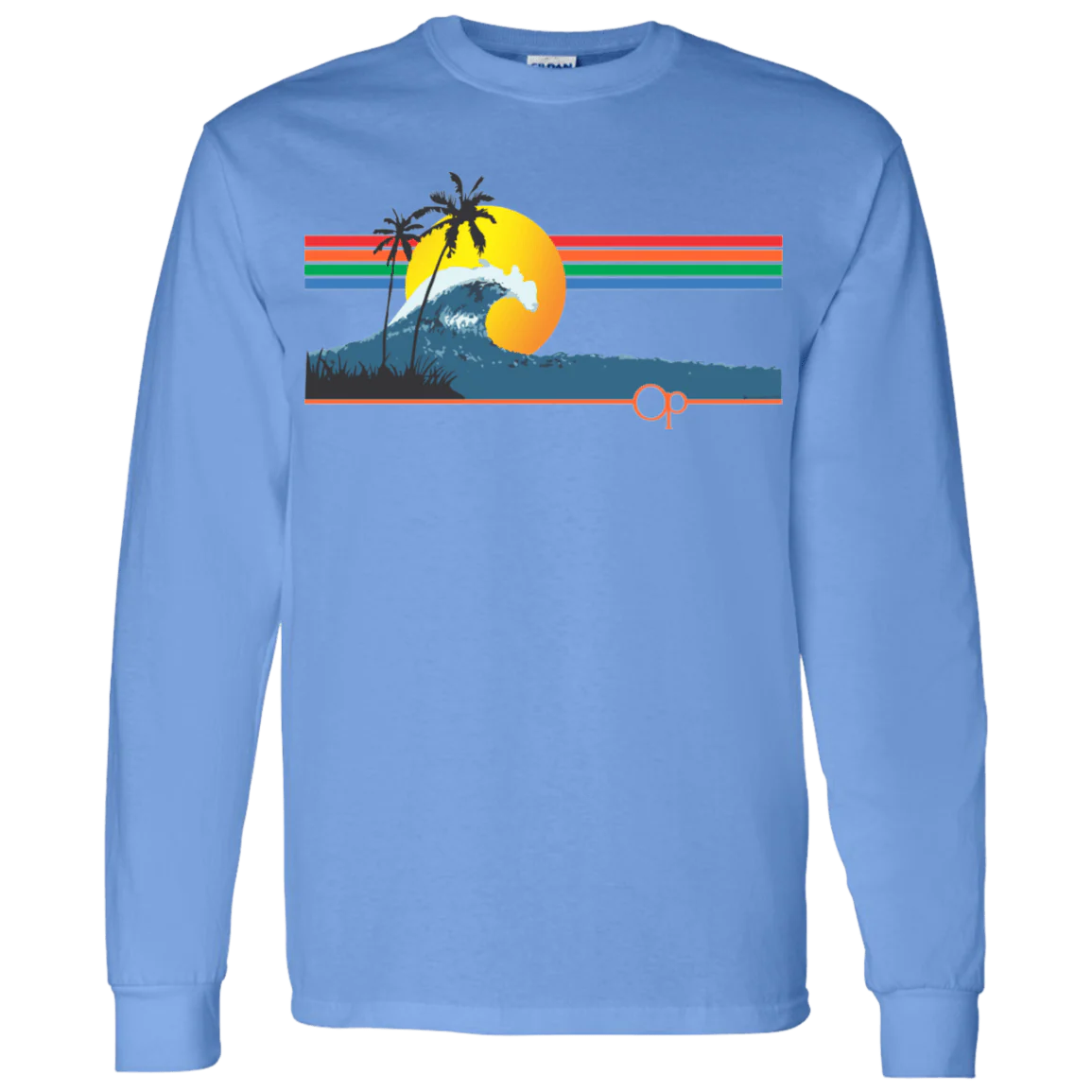 OP Sunset Wave Long Sleeve Tee - Image 3