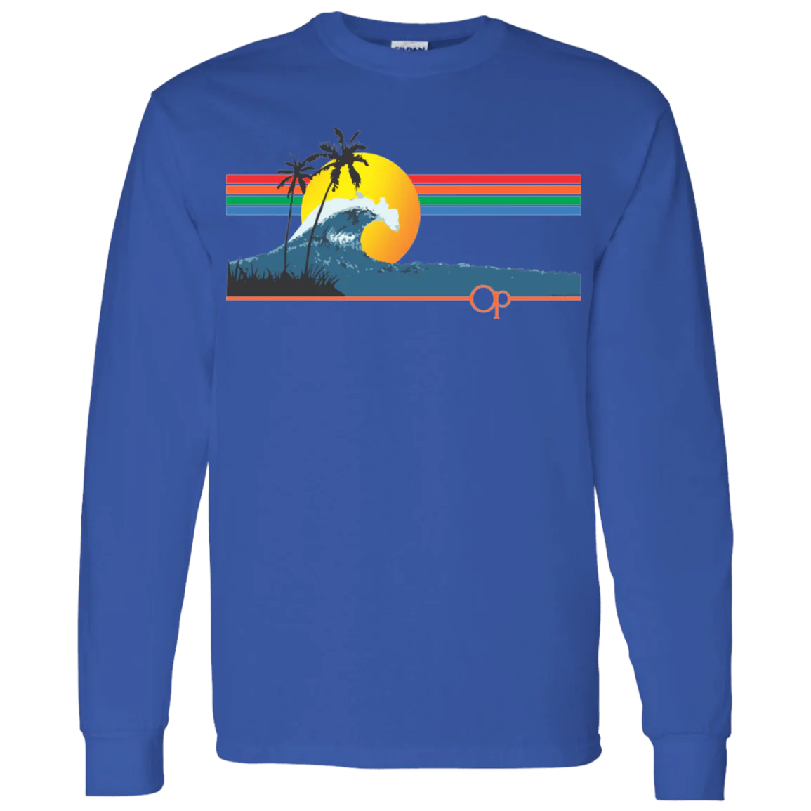 OP Sunset Wave Long Sleeve Tee - Image 9