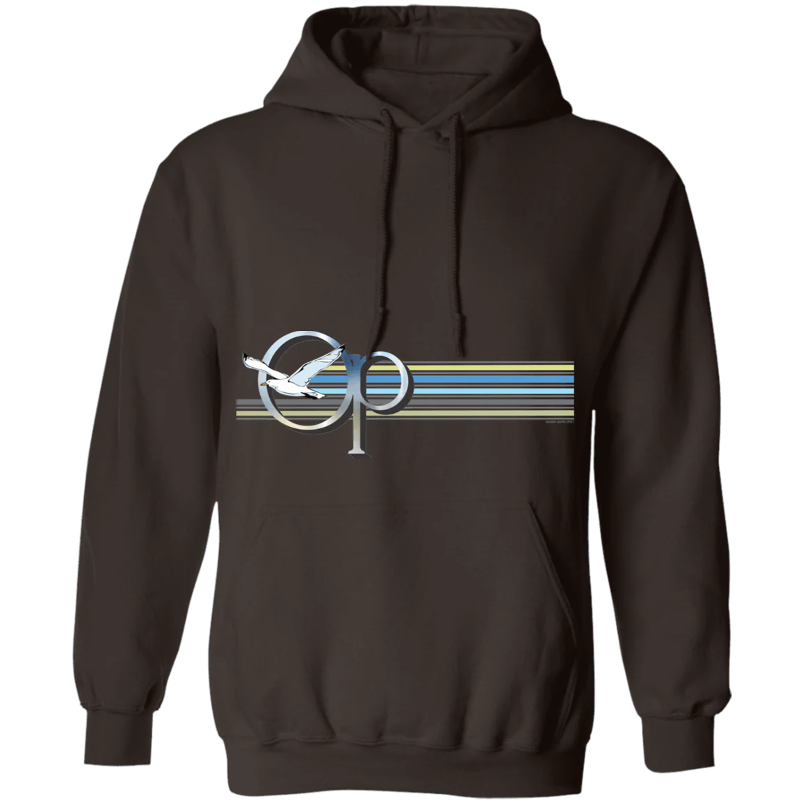 Sea Soar Belly Print Fleece Hoodie - Image 4