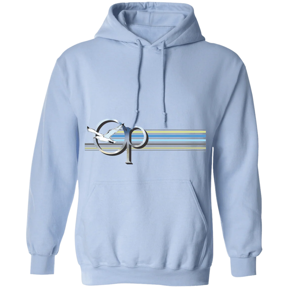 Sea Soar Belly Print Fleece Hoodie - Image 6