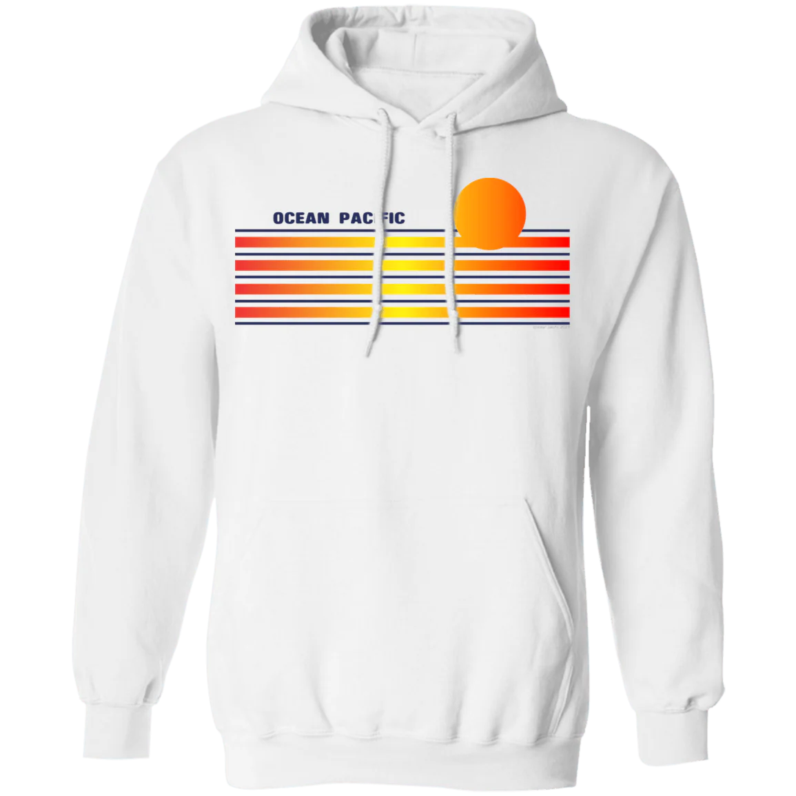 Sun Stripe Fleece Hoodie - Image 2