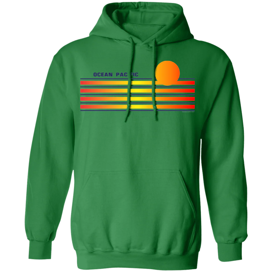 Sun Stripe Fleece Hoodie - Image 4