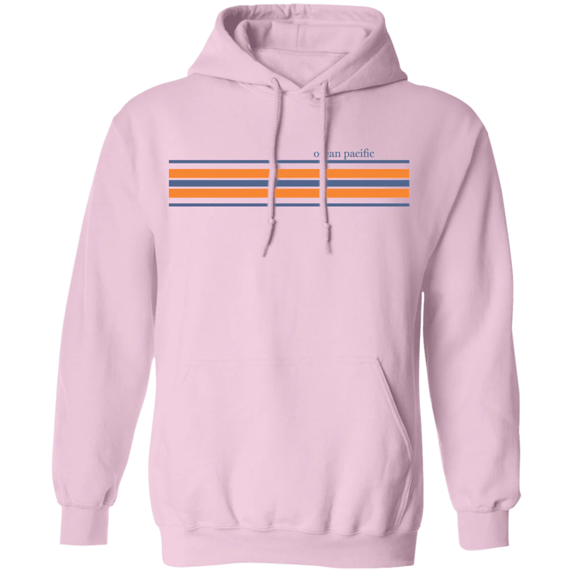 Vintage Stripe Fleece Hoodie - Image 4